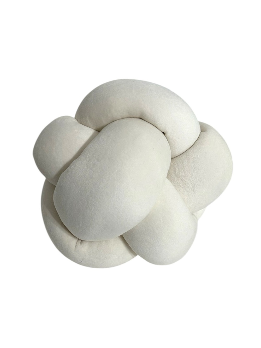 Room Essentials Off White Knot Toss Throw Pillow Modern Sculptural Decor